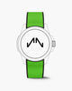 Caucciù verde gecko con motivo milanese 22mm