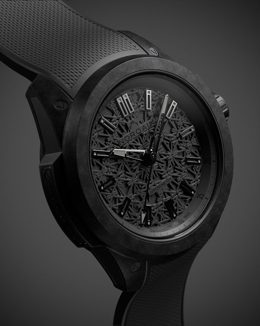Wild One 42mm All black | NORQAIN Swiss Made Watches - NORQAIN